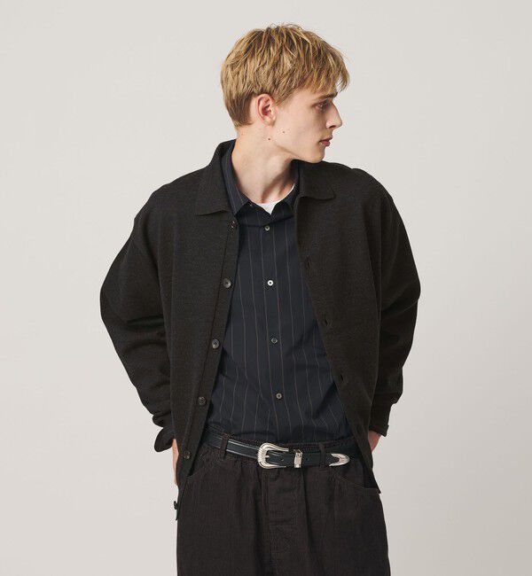 BEAUTY&YOUTH UNITED ARROWS「ハイブリッド ウール ポロジャケット ウォッシャブル」|カーディガン|