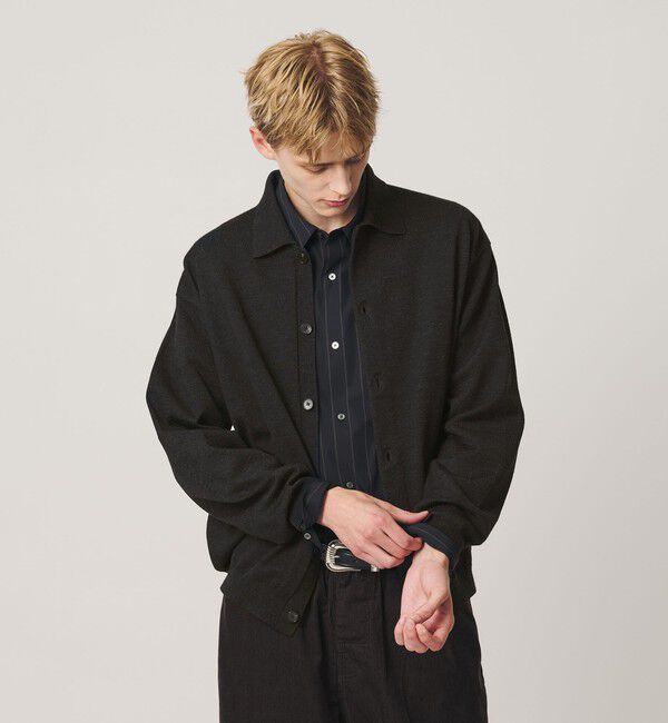 BEAUTY&YOUTH UNITED ARROWS「ハイブリッド ウール ポロジャケット ウォッシャブル」|カーディガン|