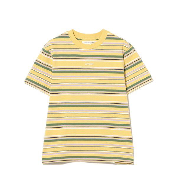 BEAMSBOY「エンブロイダリー マルチボーダー ショートスリーブ Tシャツ」|Tシャツ・カットソー|