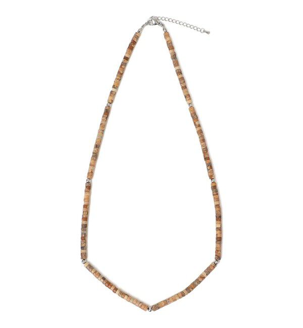 SHIPS for women「HELENA:MIX MATERIAL NECKLACE」|ネックレス|キャメル