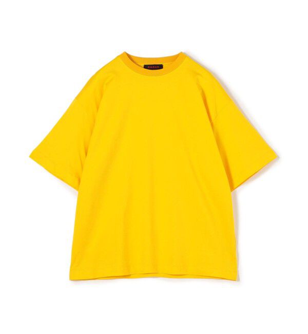 CABaN「CABaN コットン ドロップショルダークルーネックプルオーバー」|Tシャツ・カットソー|23 イエロー