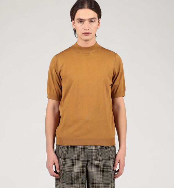 TOMORROWLAND MENS「TOMORROWLAND tricot シルクコットン モックネックプルオーバーニット SESIA」|ニット・セーター|