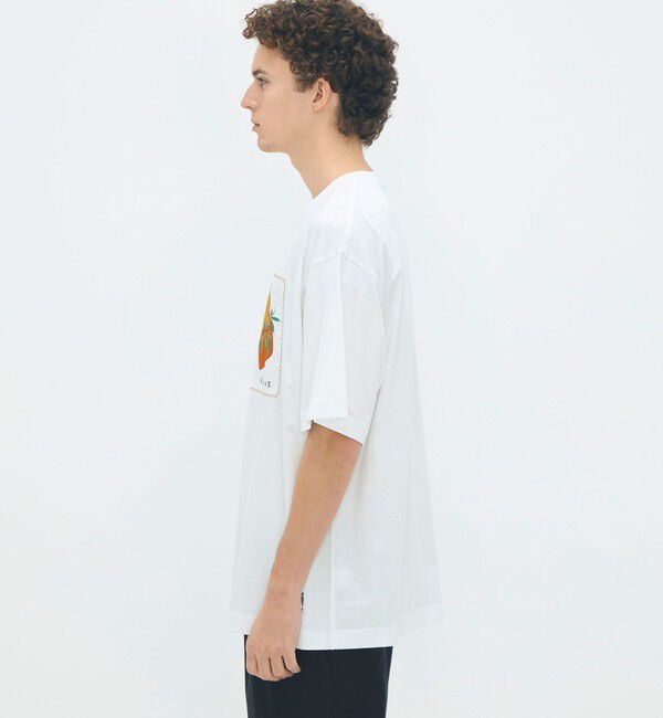 CABaN「CABaN スビンコットン BIRDプリントTシャツ」|Tシャツ・カットソー|