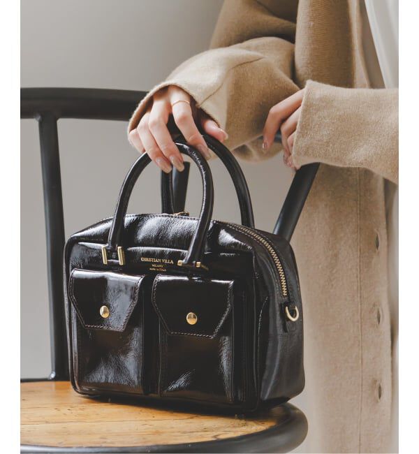 NOBLE「CHRISTIAN VILLA/クリスチャンヴィラ ダブルポケットボストンBAG」|ボストンバッグ|