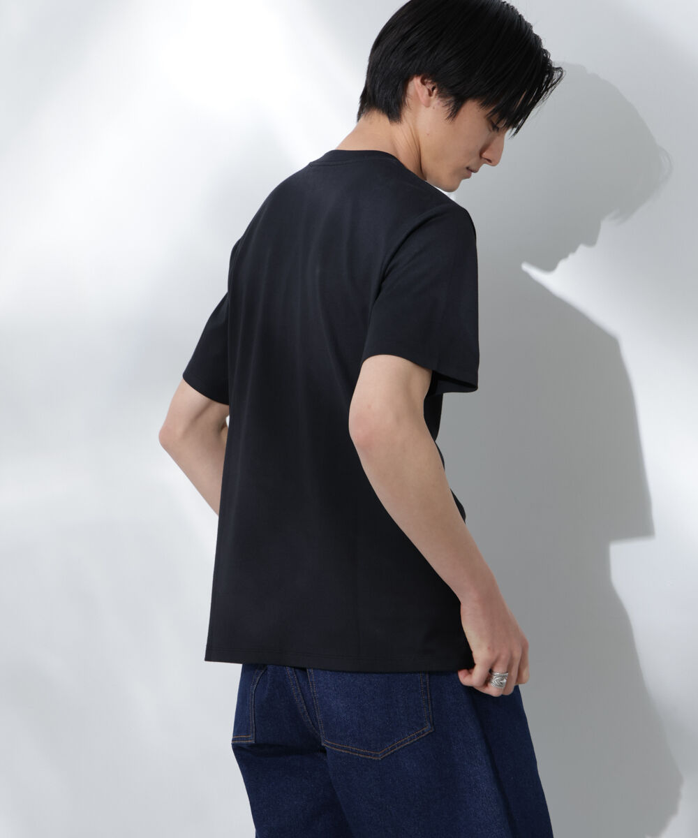 nano･universe「Anti Soaked(R) 汗染み防止 クルーネック レギュラーシルエットTシャツ」|Tシャツ・カットソー|