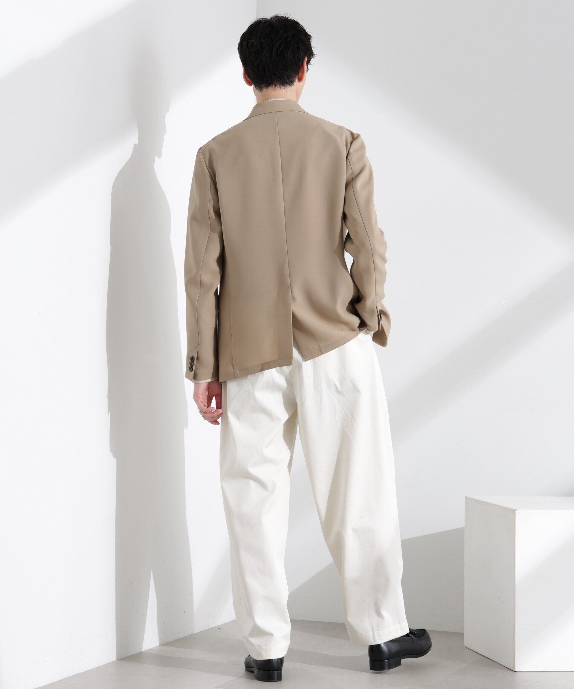  「「N JACKET PREMIUM」強撚ピケストレッチジャケット(セットアップ可)」|テーラードジャケット|