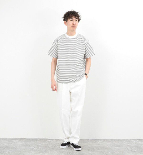 NOLLEY'S goodman「シルケットボーダーTシャツ / クルーネック / 26SS」|Tシャツ・カットソー|