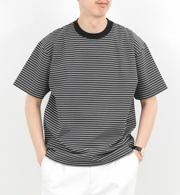 NOLLEY'S goodman「シルケットボーダーTシャツ / クルーネック / 26SS」|Tシャツ・カットソー|