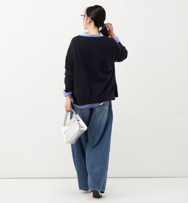 NOLLEY'S「《手洗い可能》ウォッシャブルヘアリーボートネックプルオーバー」|ニット・セーター|
