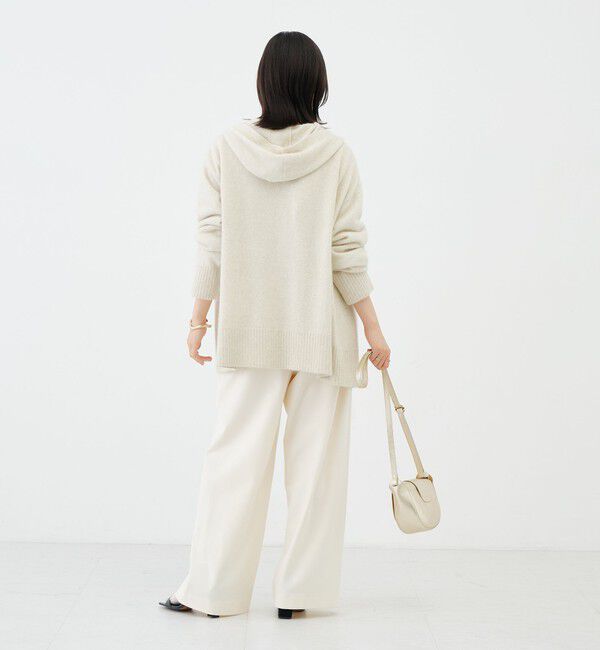 NOLLEY'S「【WEB＆一部店舗限定カラー】《手洗い可能》ヘアリーフーディーカーディガン」|カーディガン|