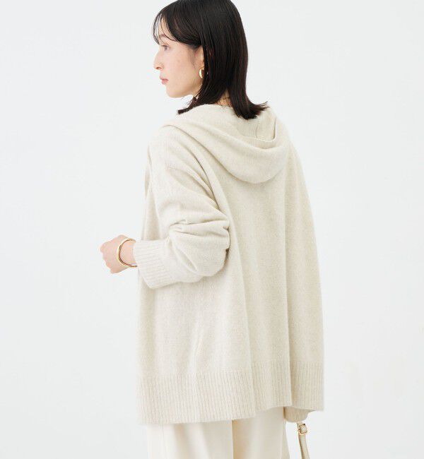 NOLLEY'S「【WEB＆一部店舗限定カラー】《手洗い可能》ヘアリーフーディーカーディガン」|カーディガン|