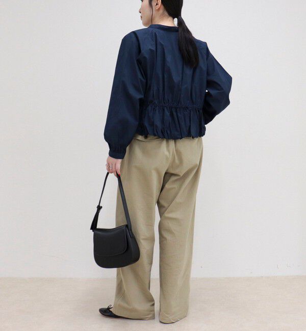 fredy emue「クロップドバルーン前開きブラウス」|シャツ・ブラウス|
