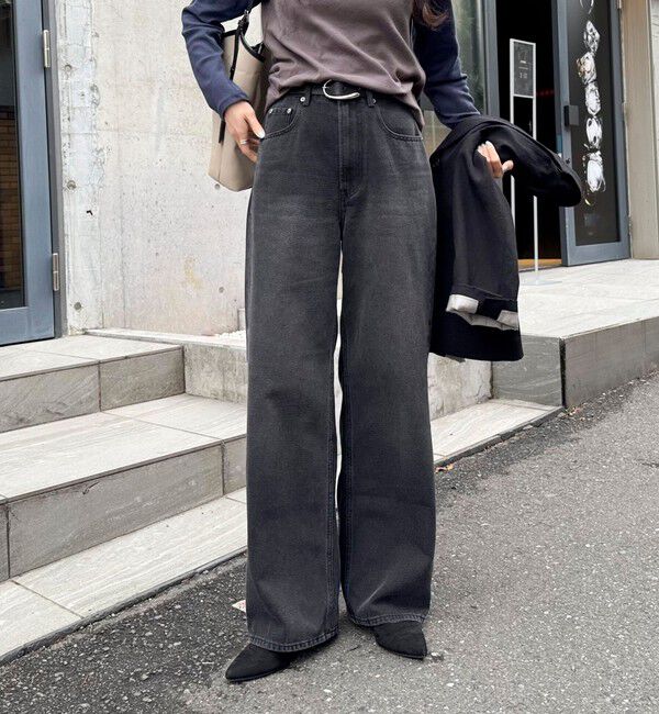 fredy emue「【@sora_522m企画】BASIC STRAIGHT LIGHT DENIM」|デニム|ブラック