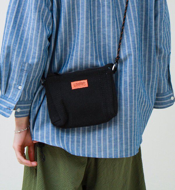 GLOSTER「【UNIVERSAL OVERALL】Summer knit sacoche」|ショルダー・メッセンジャー|