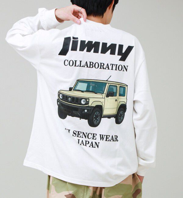 GLOSTER「【ロングセラーコラボ】ジムニー&times;GLOSTER ロンT」|Tシャツ・カットソー|ホワイト