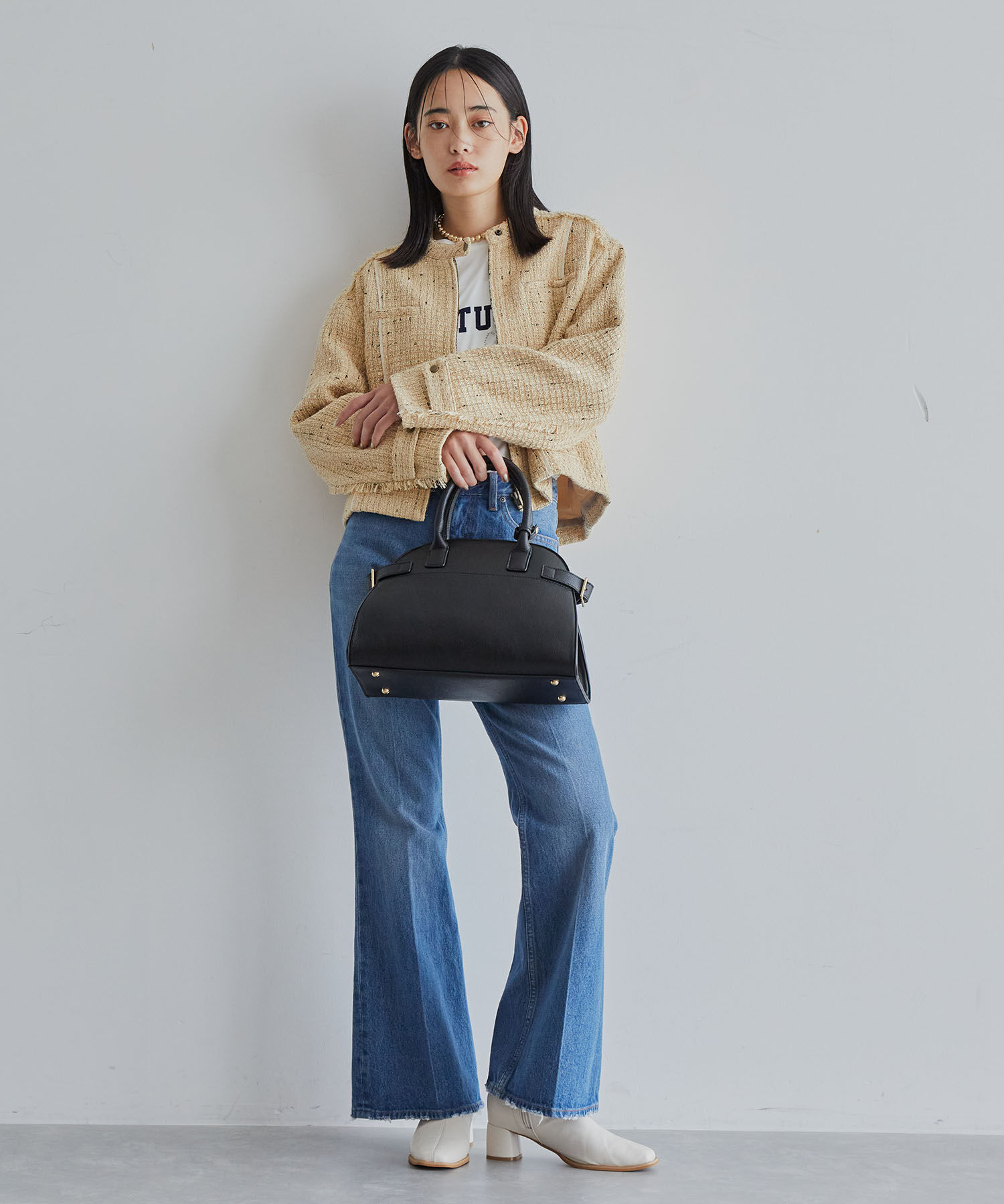 Juze「ストレッチヒールショートブーツ」|その他|