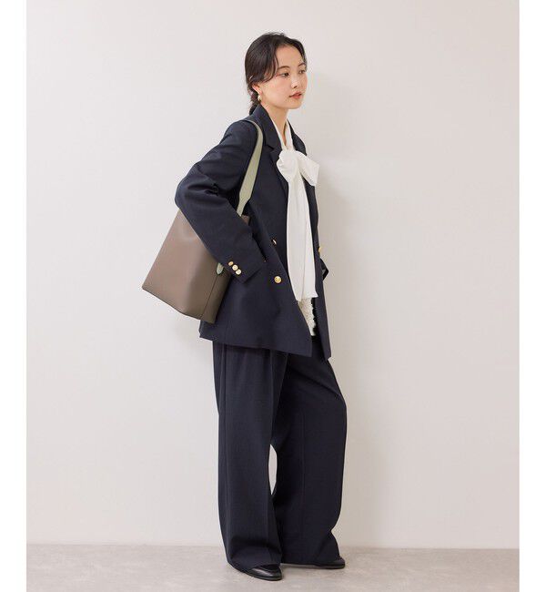 VIS「【A4収納】リバーシブルハンドルワンショルダーバッグ」|トートバッグ|