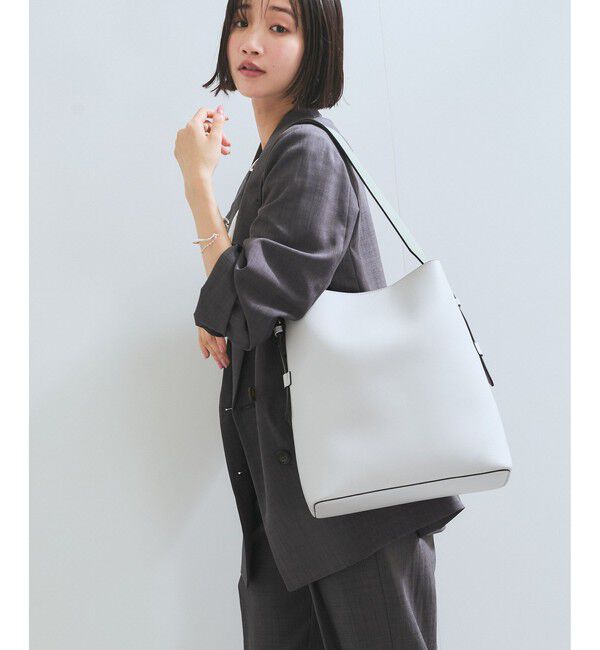 VIS「【A4収納】リバーシブルハンドルワンショルダーバッグ」|トートバッグ|