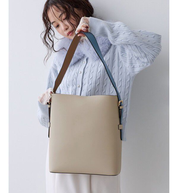 VIS「【A4収納】リバーシブルハンドルワンショルダーバッグ」|トートバッグ|