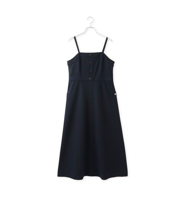 VIS「【POLO BCS】VIS別注フロントボタンツイルワンピース」|ワンピース|