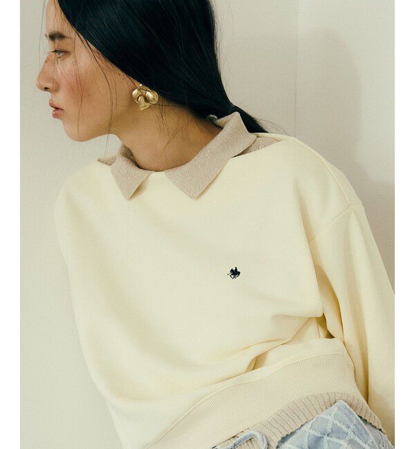 VIS「【POLO BCS】VIS別注オフショルスウェットトップス」|スウェット・ジャージ|