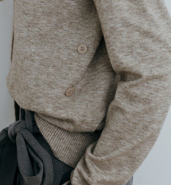 「〈NUE〉カシュクールニットカーディガン」|カーディガン|