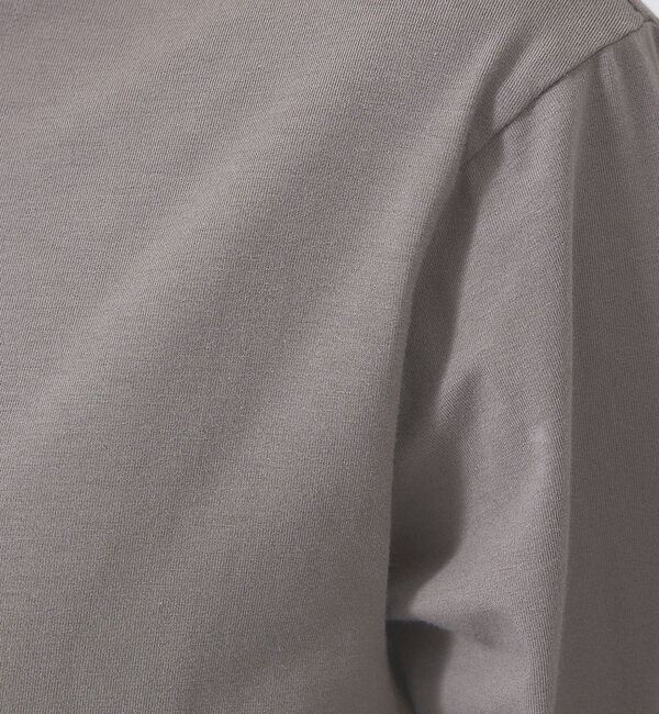 ABAHOUSE「【ノンストレス】定番 / COTTON LYCRA 圧着 クルーネック 長袖 T」|Tシャツ・カットソー|