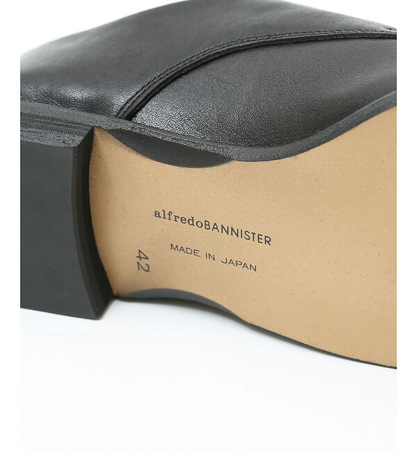 alfredoBANNISTER「ソフトレザー カウンターレス プレーントゥシューズ」|その他|