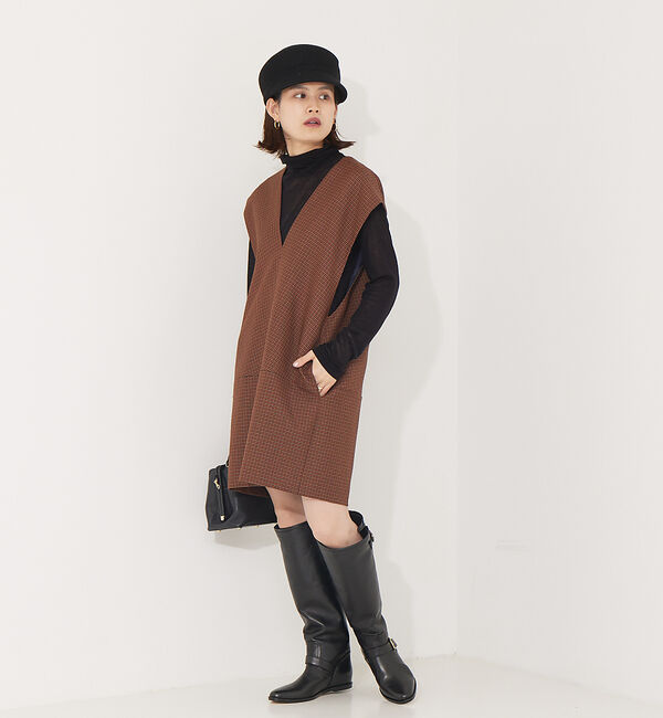 Rouge vif「ウール混タートルネックニットプルオーバー」|ニット・セーター|