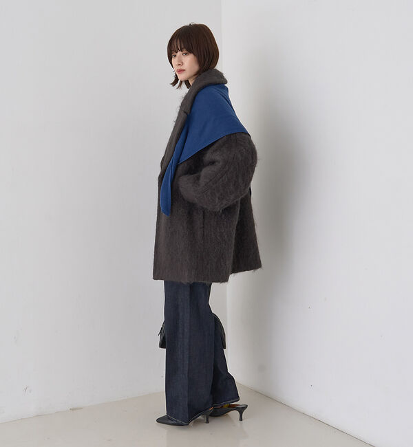 Rouge vif「シャギーピーコート」|ピーコート|