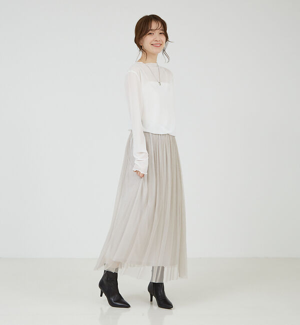 abahouse mavie「シアーメロウプルオーバー」|Tシャツ・カットソー|