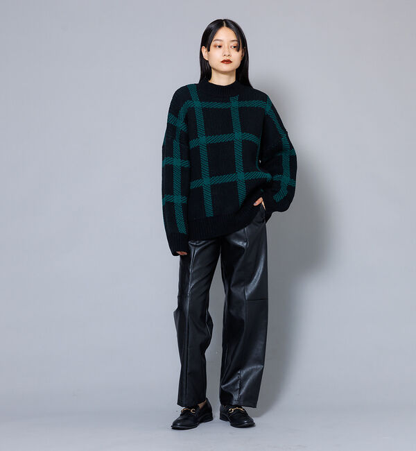 NOMINE「フェイクレザーハイウエストパンツ」|その他|
