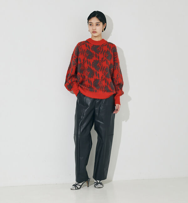 NOMINE「フェイクレザーハイウエストパンツ」|その他|