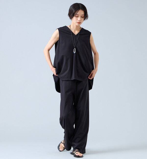 Liesse「Vネックプルオーバー（セットアップ可）」|Tシャツ・カットソー|
