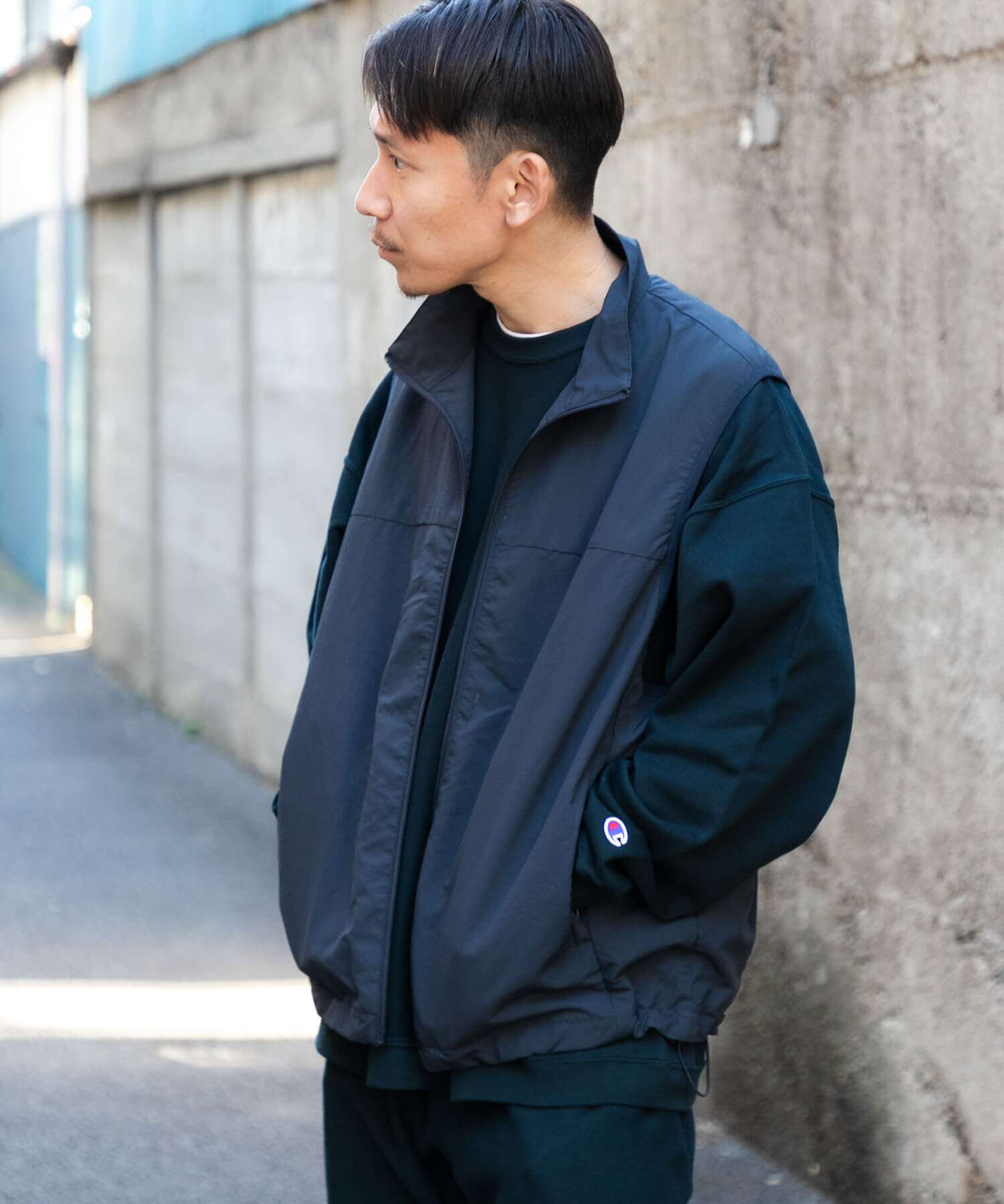 URBAN RESEARCH「Wide Dad　NYLON DAD VEST」|ベスト・ジレ|
