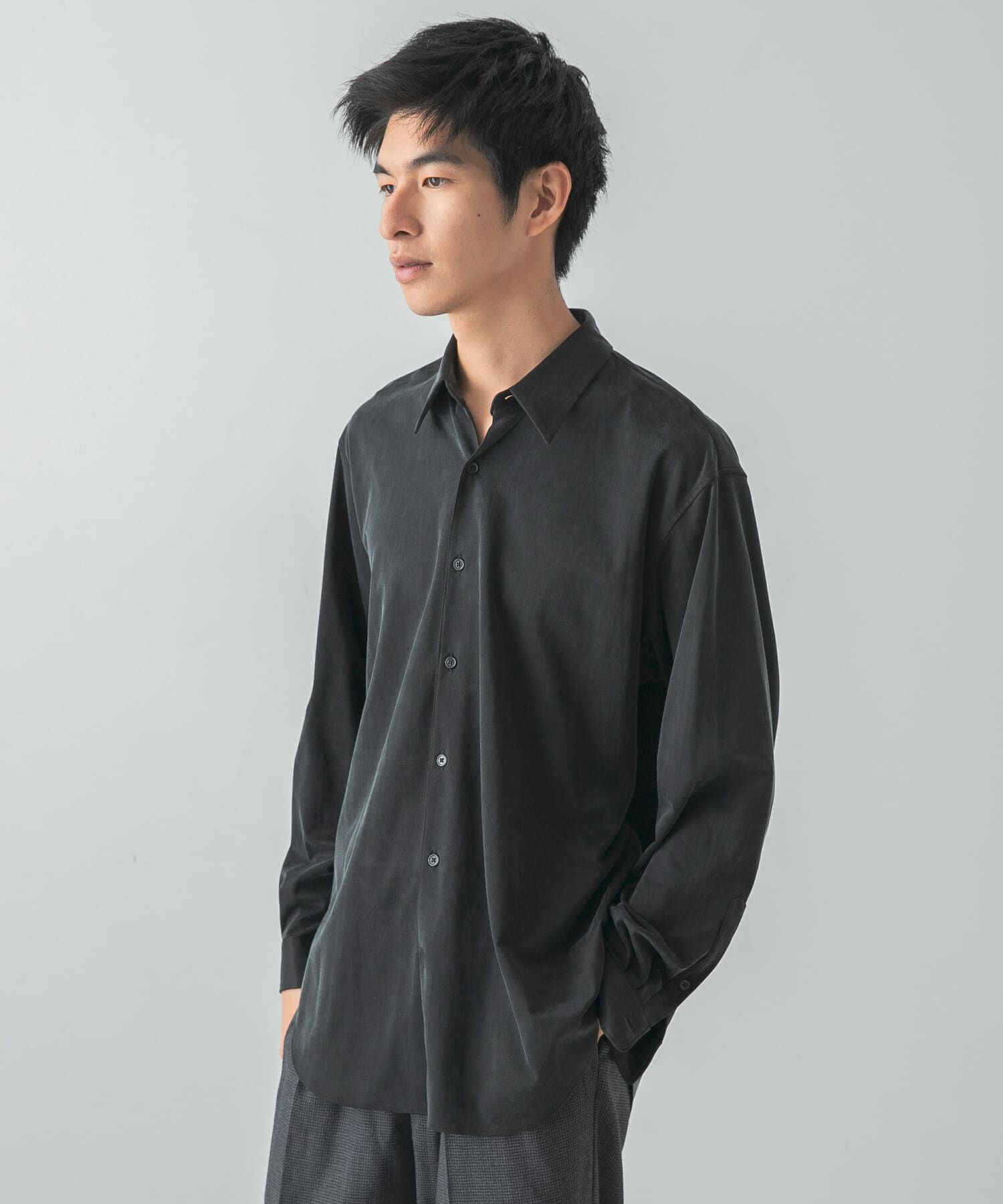 URBAN RESEARCH「WASHABLE CUPRO REG SHIRTS」|シャツ・ブラウス|