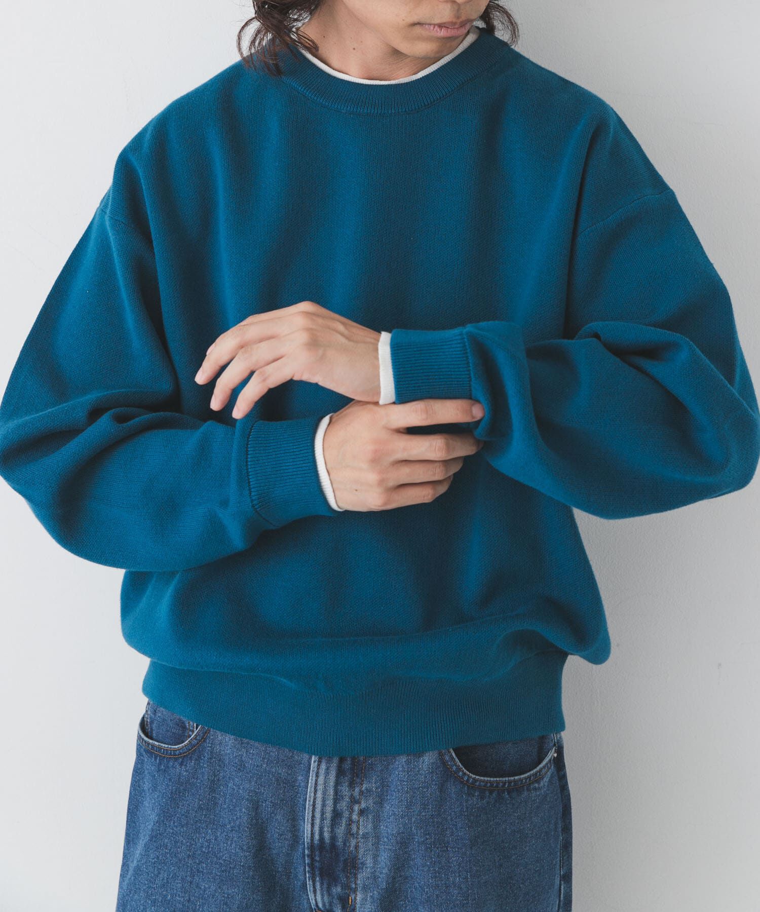 Sonny Label 「スウェットライクニットプルオーバー」|ニット・セーター|