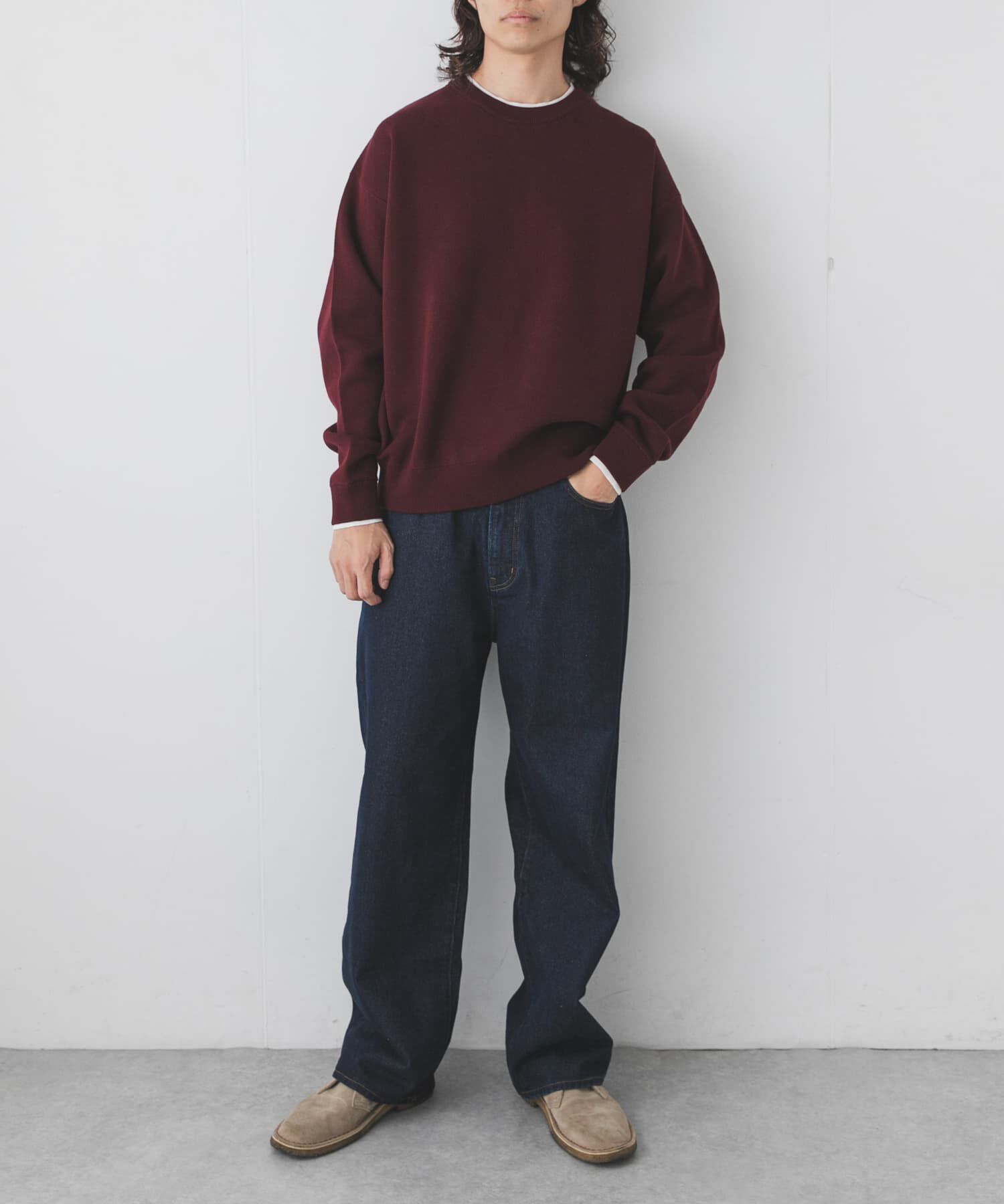 Sonny Label 「スウェットライクニットプルオーバー」|ニット・セーター|