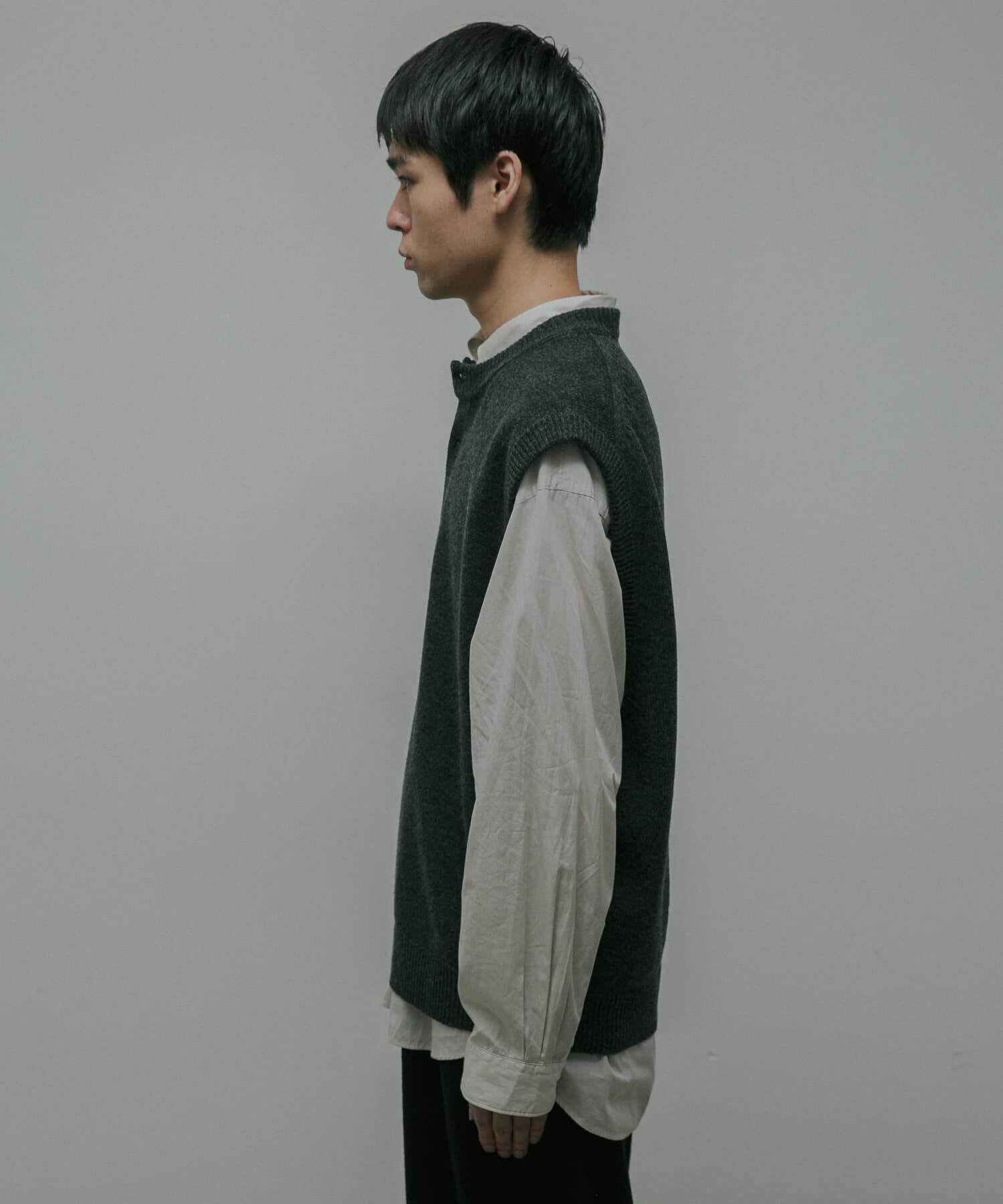 URBAN RESEARCH DOORS「Lamb Wool Knit Vest」|ベスト・ジレ|