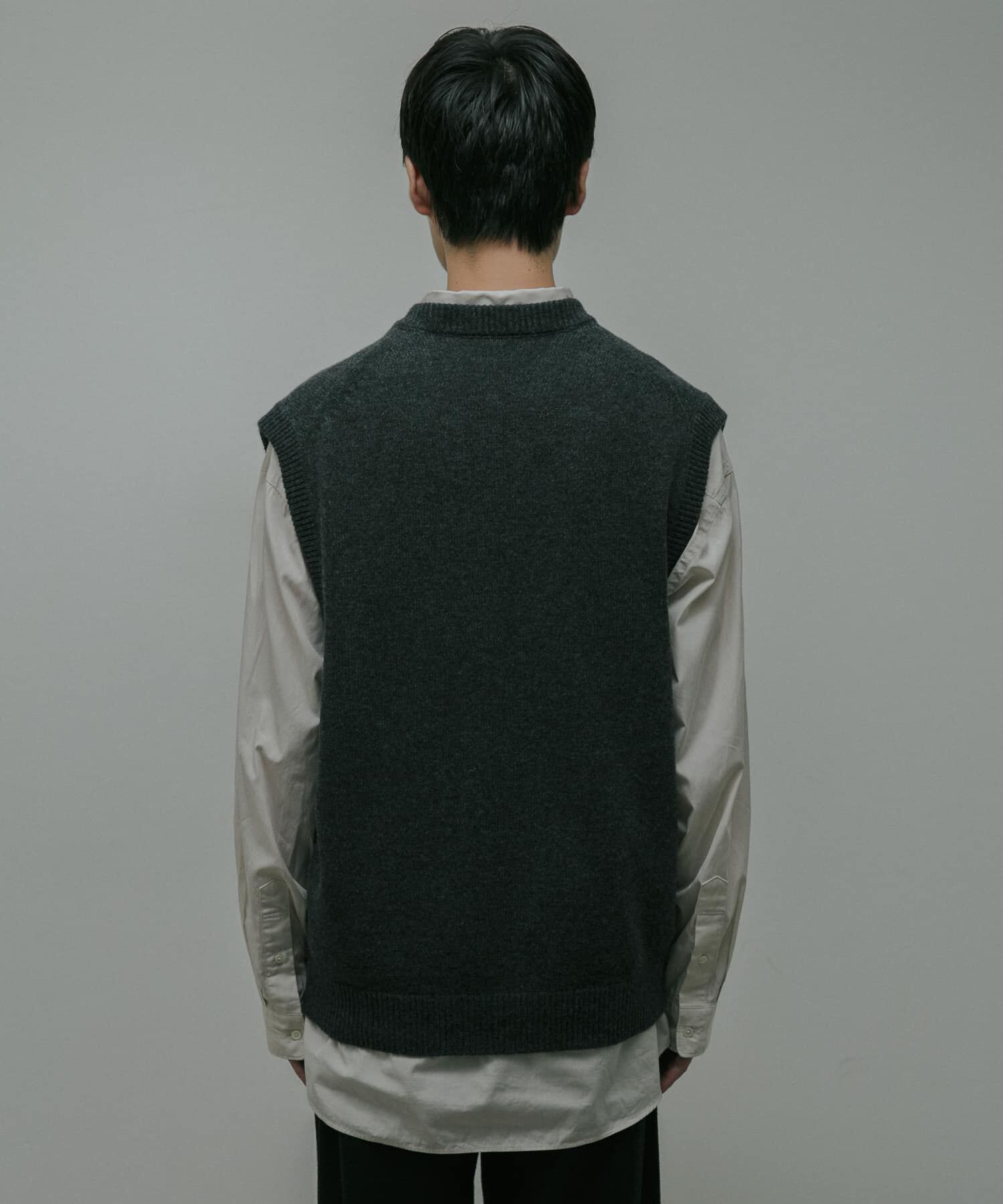 URBAN RESEARCH DOORS「Lamb Wool Knit Vest」|ベスト・ジレ|