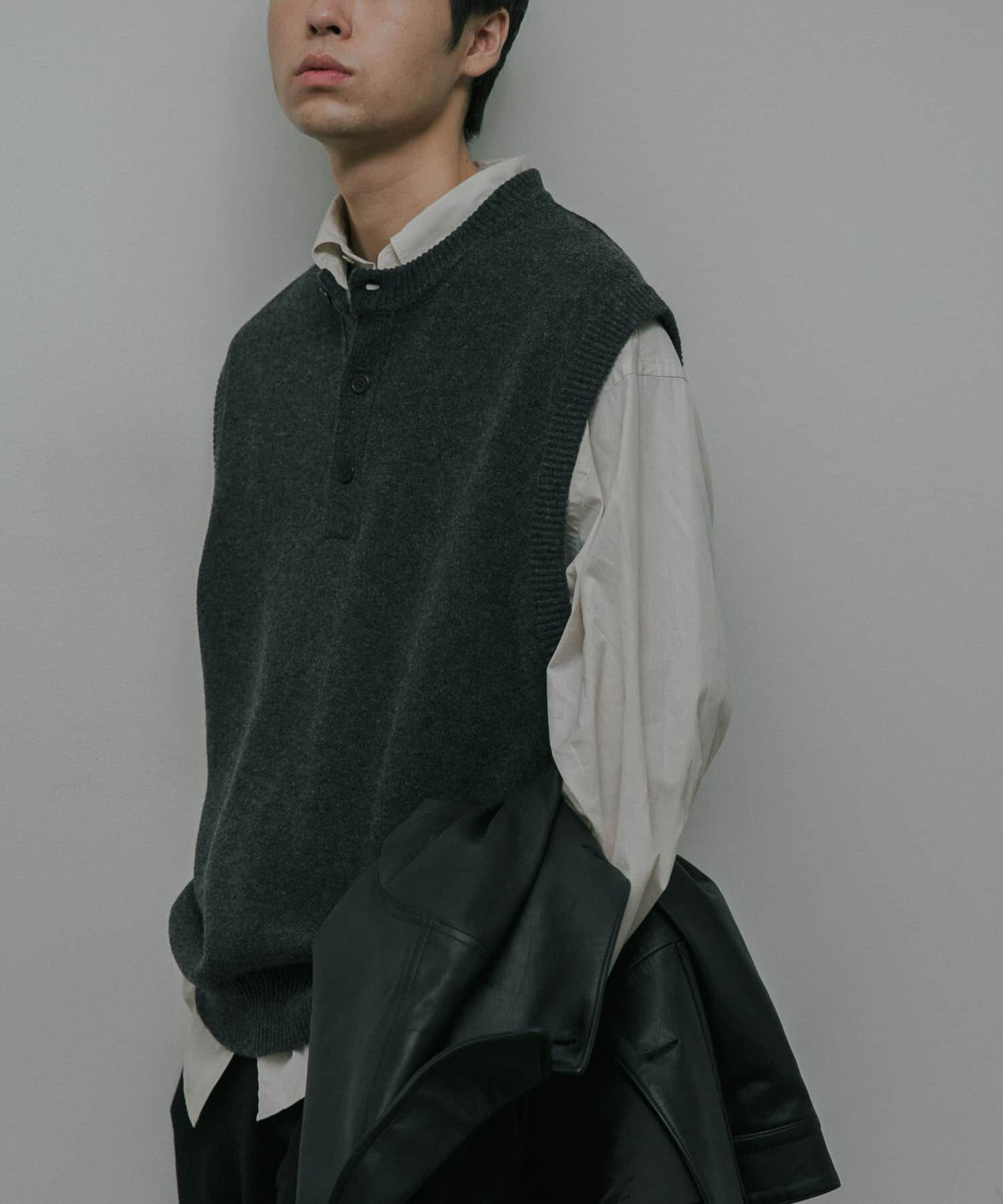 URBAN RESEARCH DOORS「Lamb Wool Knit Vest」|ベスト・ジレ|