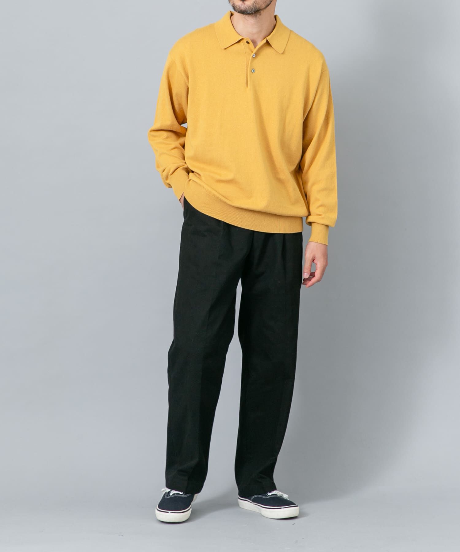 URBAN RESEARCH ROSSO「『イージーケア』コットンカシミヤニットポロシャツ」|ニット・セーター|