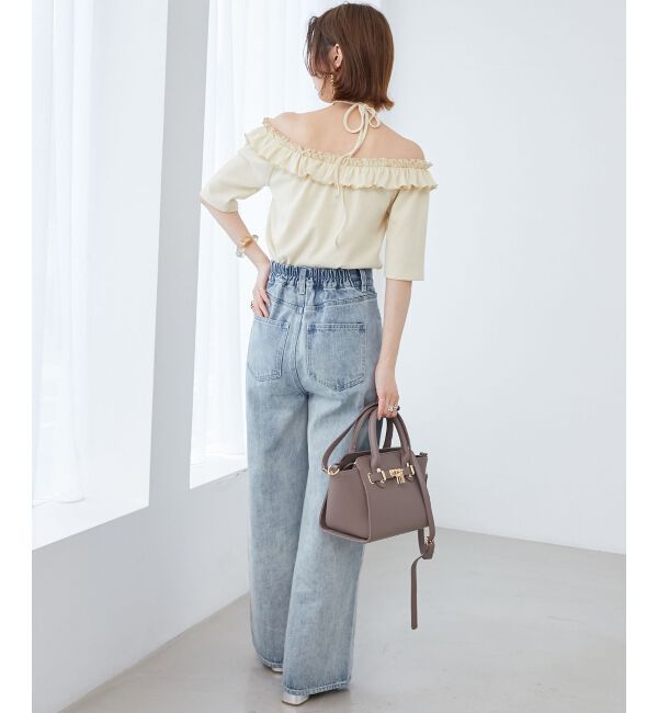  「マルチwayチョーカーフリルトップス」|Tシャツ・カットソー|