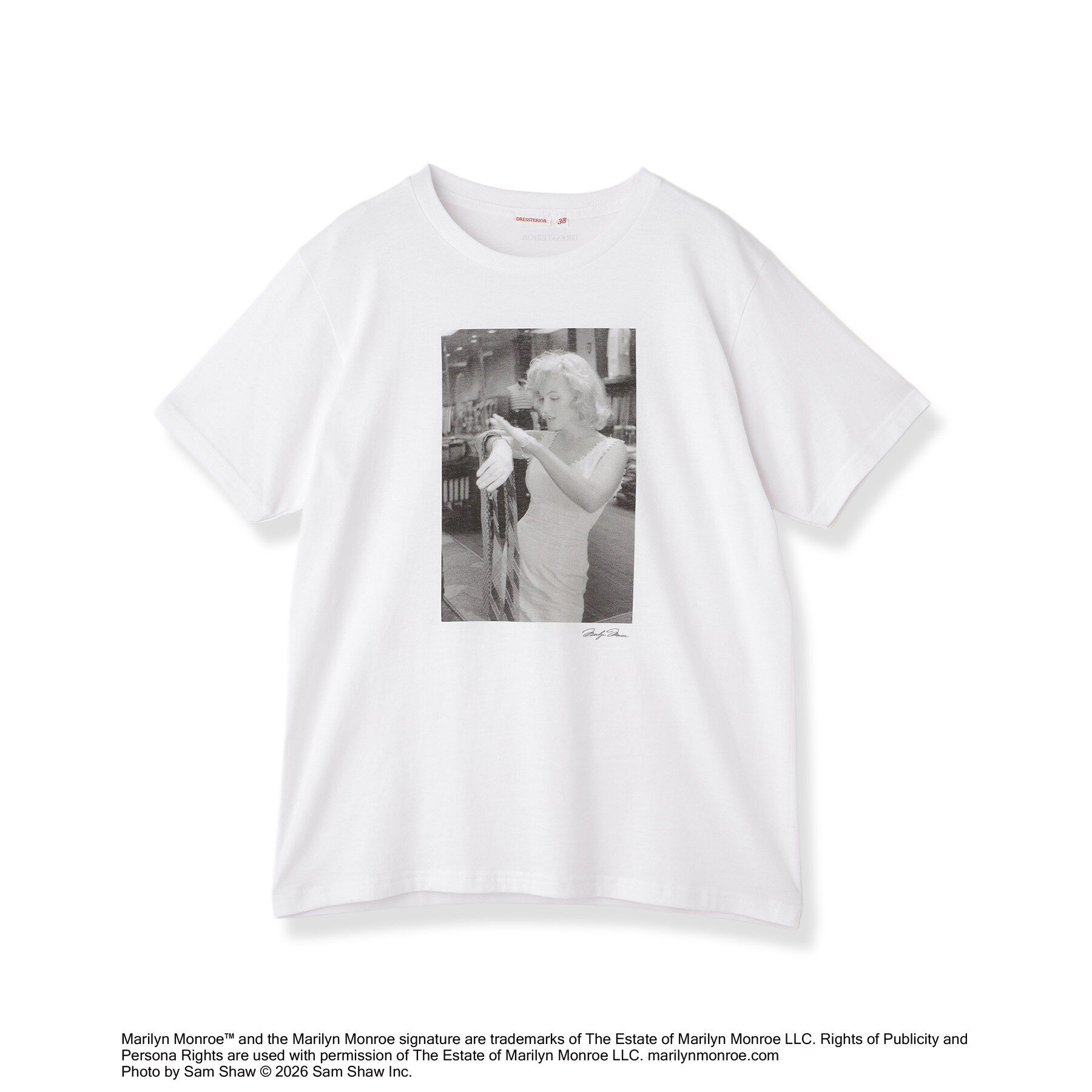 DRESSTERIOR「【別注】マリリンモンロー/オフショットプリントT」|Tシャツ・カットソー|