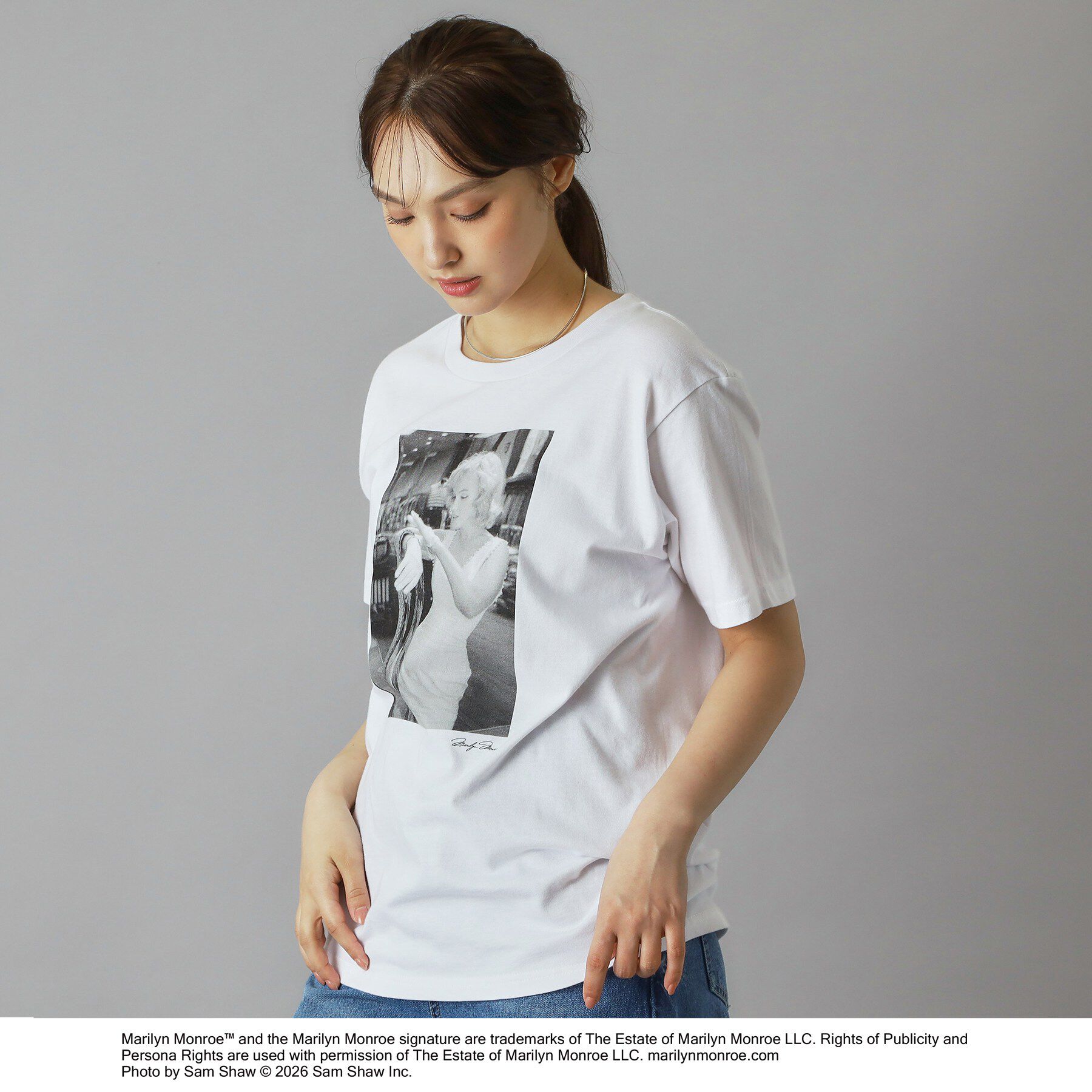 DRESSTERIOR「【別注】マリリンモンロー/オフショットプリントT」|Tシャツ・カットソー|