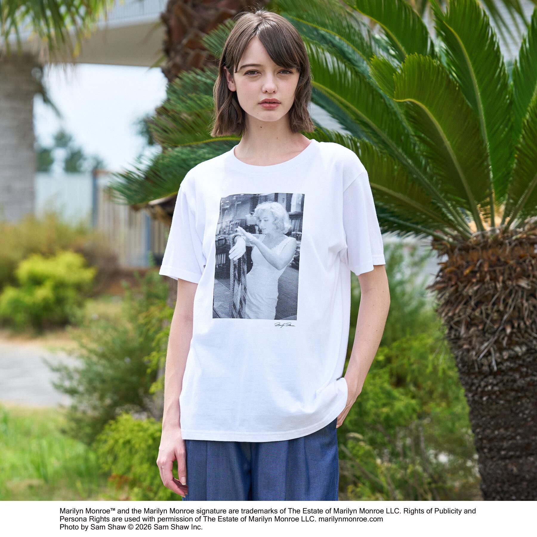 DRESSTERIOR「【別注】マリリンモンロー/オフショットプリントT」|Tシャツ・カットソー|