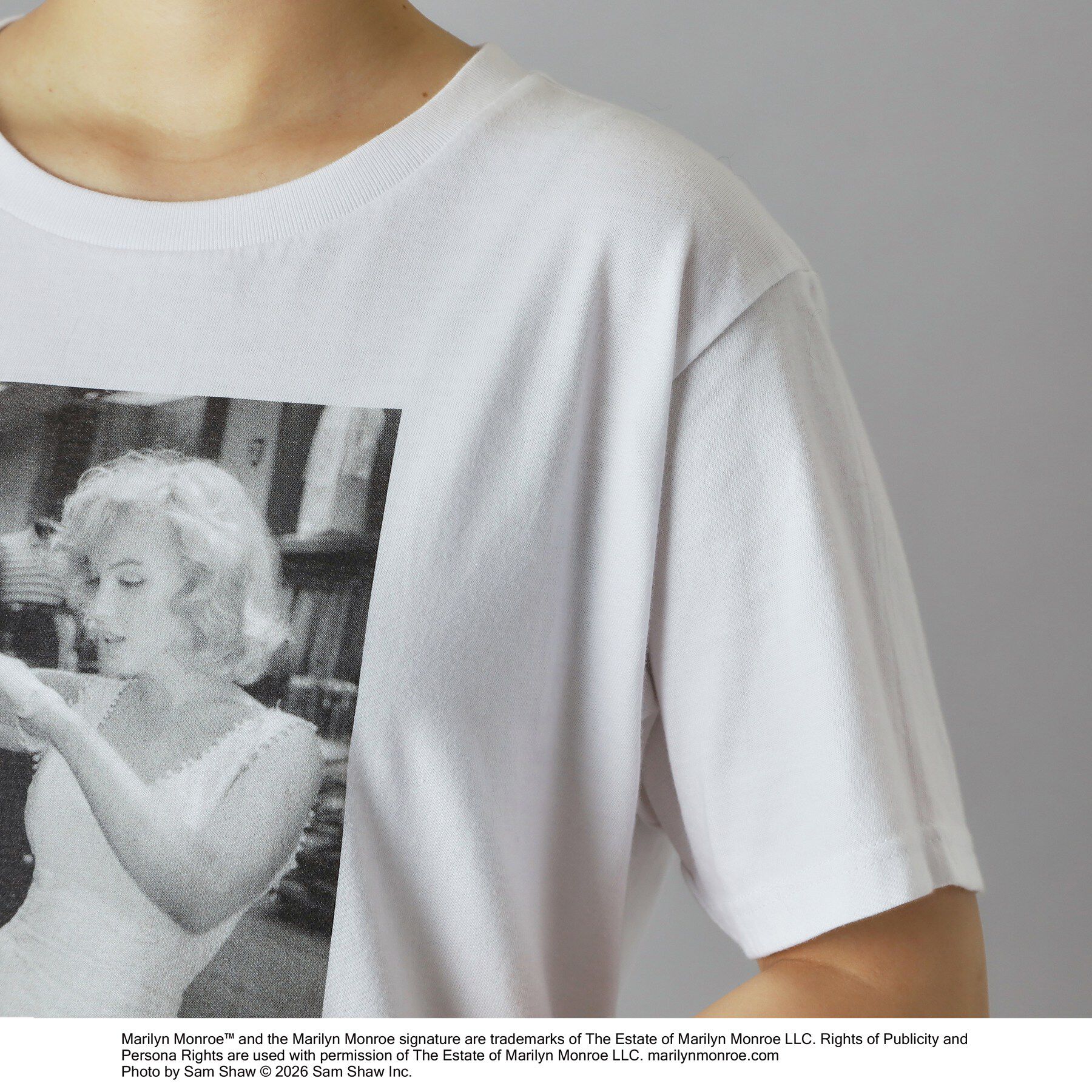 DRESSTERIOR「【別注】マリリンモンロー/オフショットプリントT」|Tシャツ・カットソー|