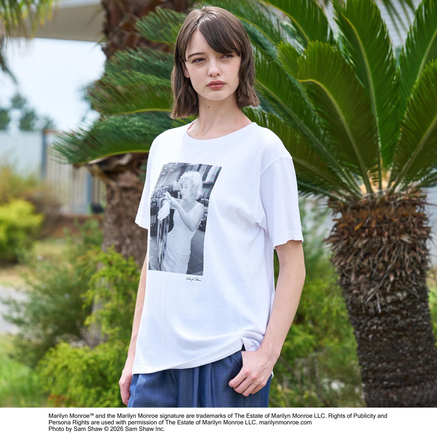 DRESSTERIOR「【別注】マリリンモンロー/オフショットプリントT」|Tシャツ・カットソー|