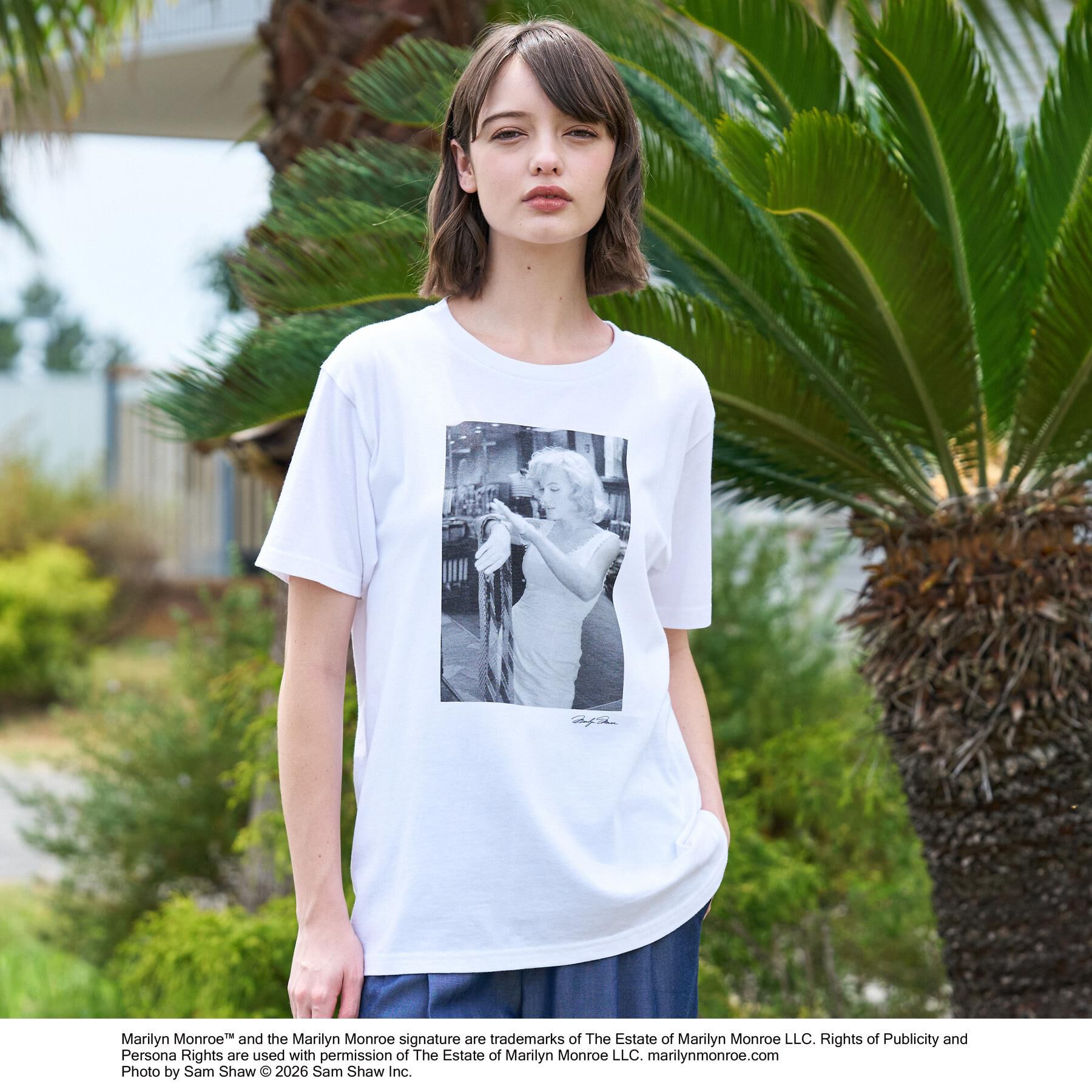 DRESSTERIOR「【別注】マリリンモンロー/オフショットプリントT」|Tシャツ・カットソー|