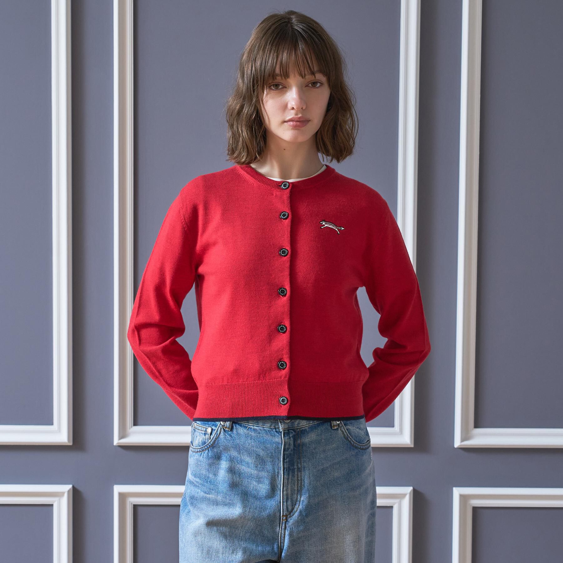 DRESSTERIOR「【STORY11月号掲載】ゼニアバル―ファキャッシュウールクルーネックカーディガン」|カーディガン|